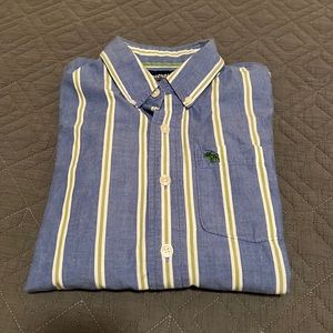 Boys Abercrombie long sleeve dress shirt button down XL